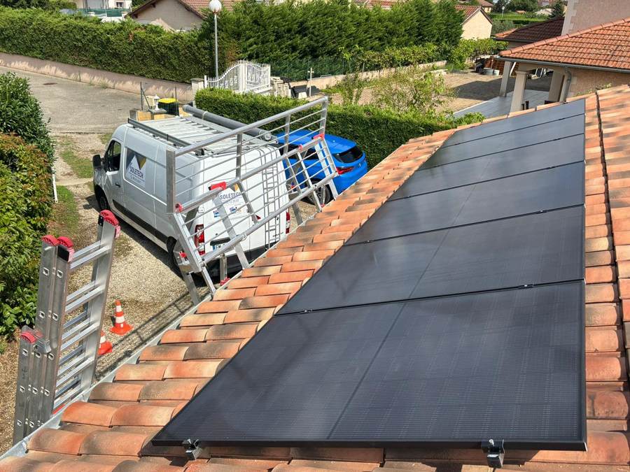 Installation avec van Soletech
